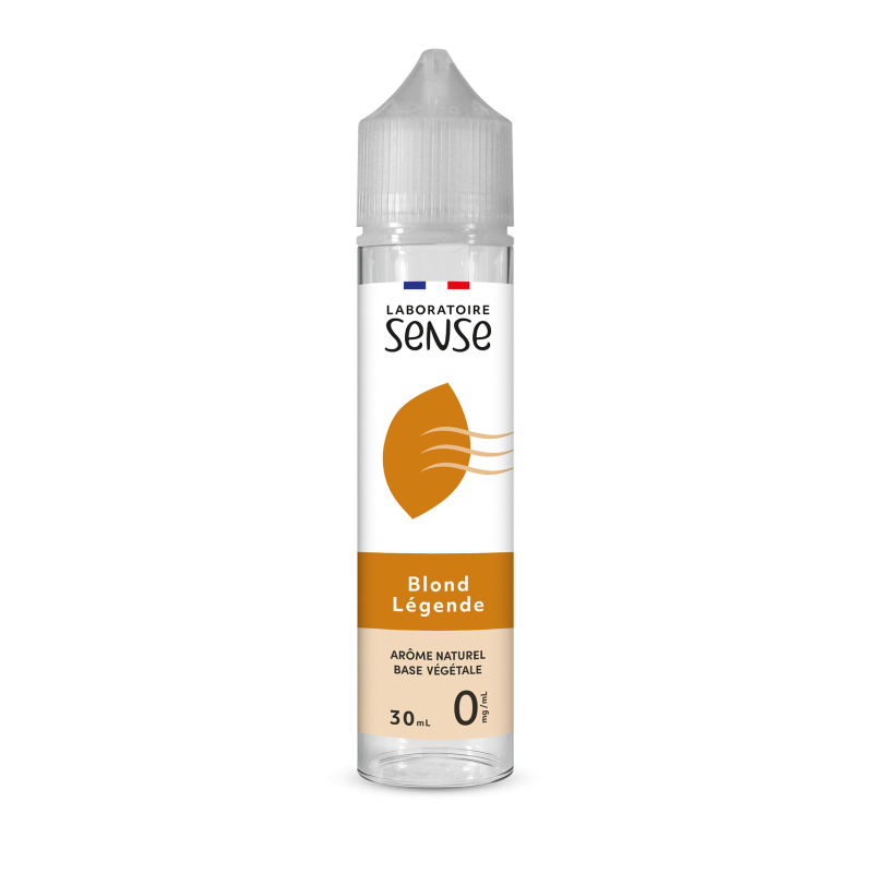 E-liquide Blond Légende Laboratoire Sense, flacon de 30 mL