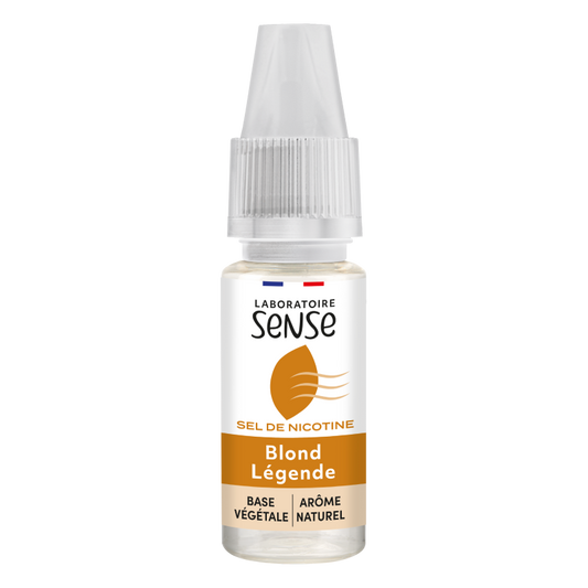 E-liquide Blond Légende Laboratoire Sense aux sels de nicotine, flacon de 10 mL
