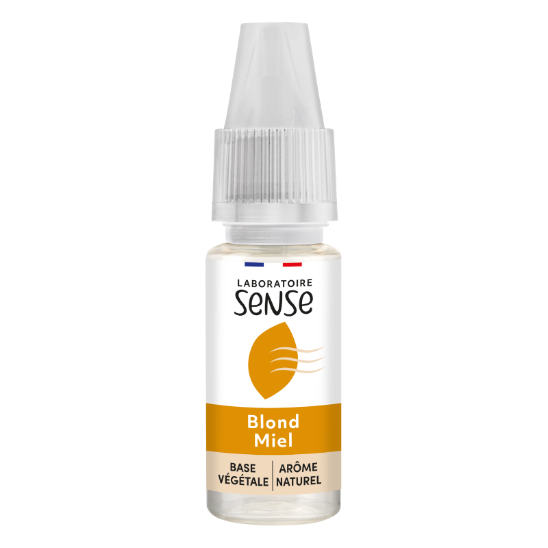 E-liquide Blond Miel Laboratoire Sense, flacon de 10 mL