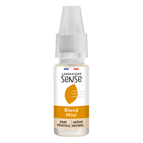 E-liquide Blond Miel Laboratoire Sense, flacon de 10 mL