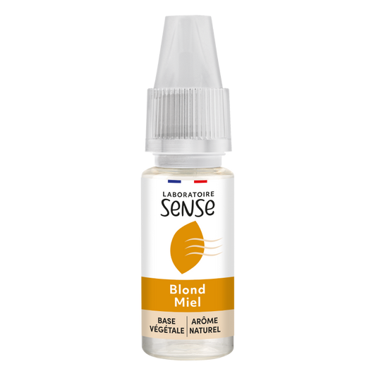 E-liquide Blond Miel Laboratoire Sense, flacon de 10 mL