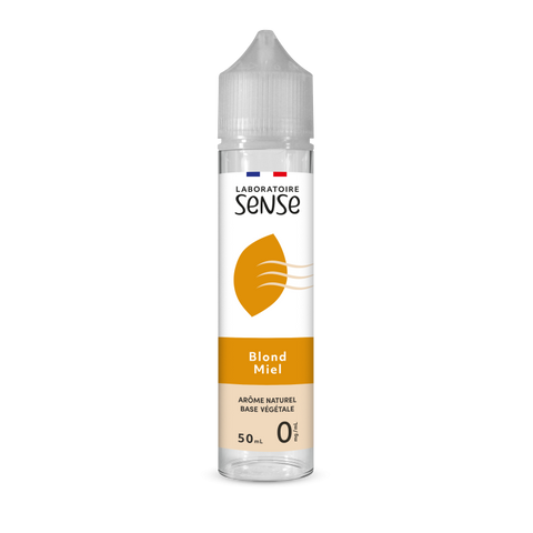 E-liquide Blond Miel Laboratoire Sense, flacon de 50 mL