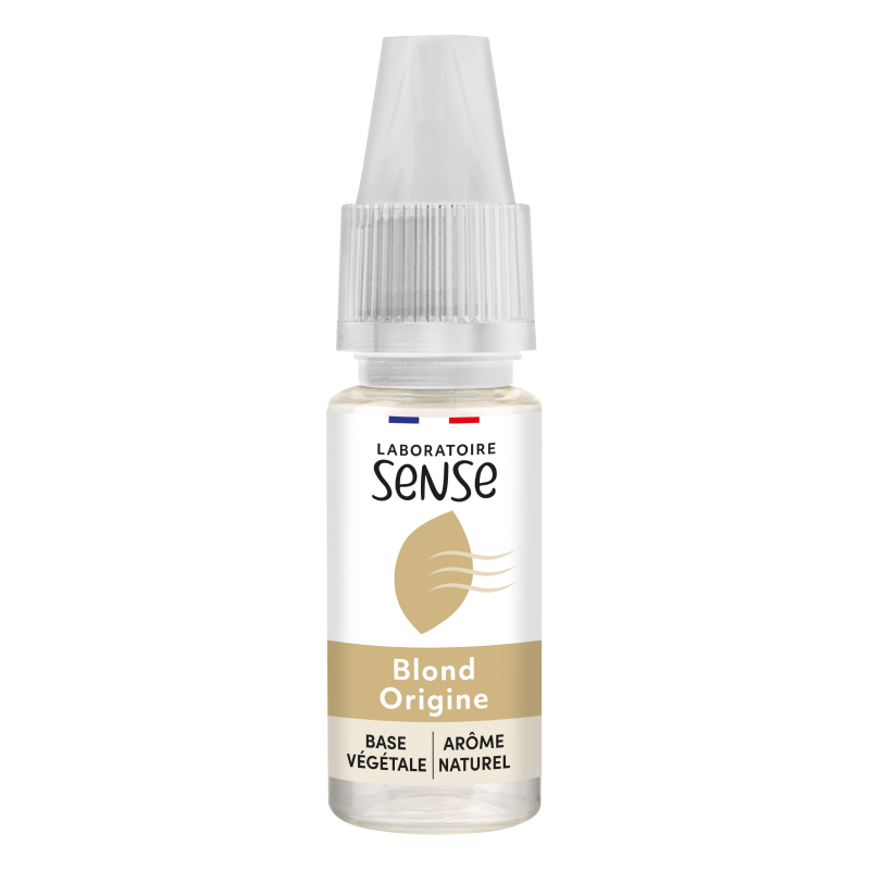 E-liquide Blond Origine Laboratoire Sense, flacon de 10 mL