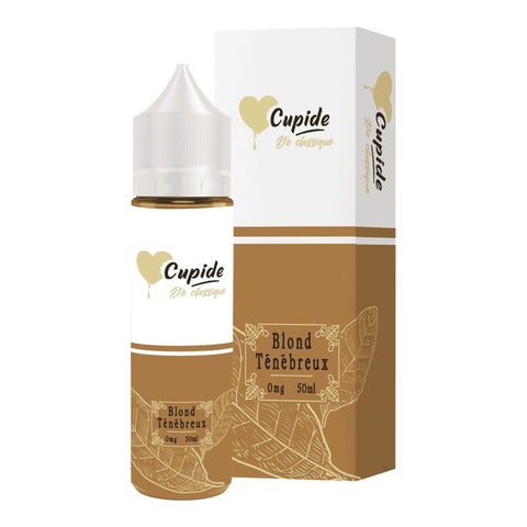 E-liquide Blond Ténébreux FUEL Cupide, flacon de 50 mL et sa boîte