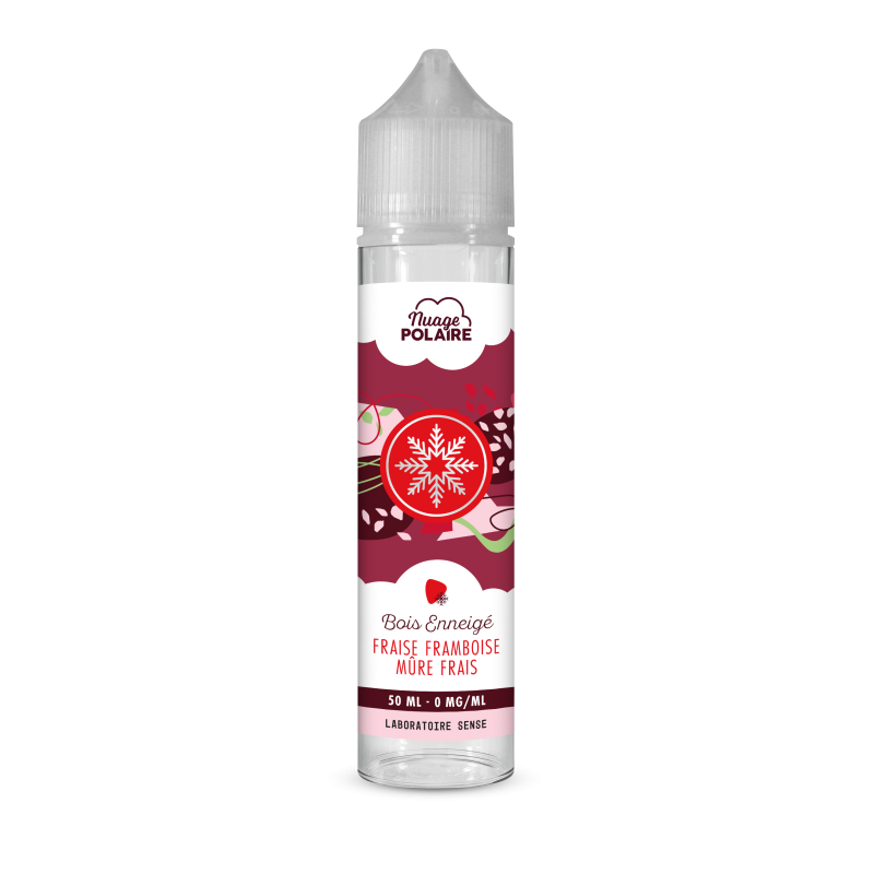 E-liquide Bois Enneigé Laboratoire Sense Nuage Polaire, flacon de 50 mL
