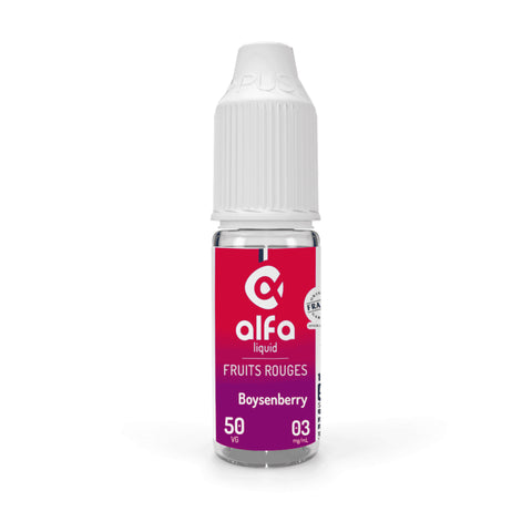 E-liquide Boysenberry Alfaliquid, flacon de 10 mL