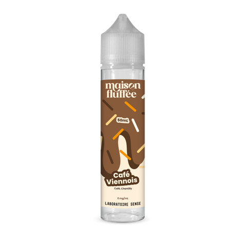 E-liquide Café Viennois Laboratoire Sense Maison Fluffée, flacon de 50 mL