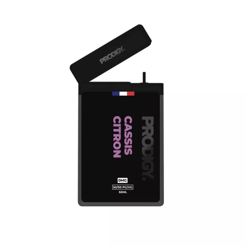 E-liquide Cassis Citron Vape Maker Prodigy Pocket, flacon de 50 mL