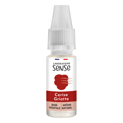 E-liquide Cerise Griotte Laboratoire Sense, flacon de 10 mL