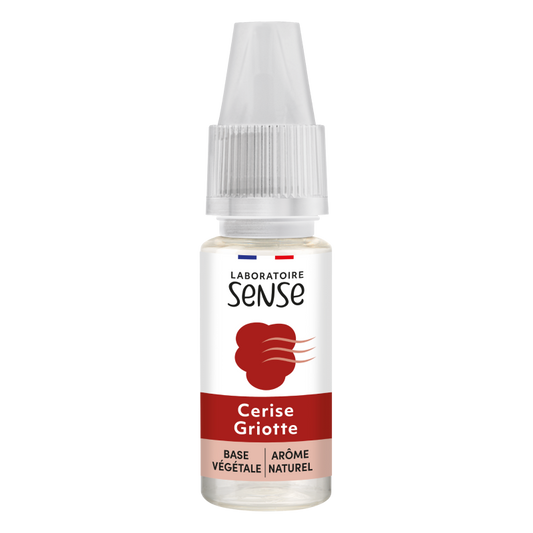 E-liquide Cerise Griotte Laboratoire Sense, flacon de 10 mL