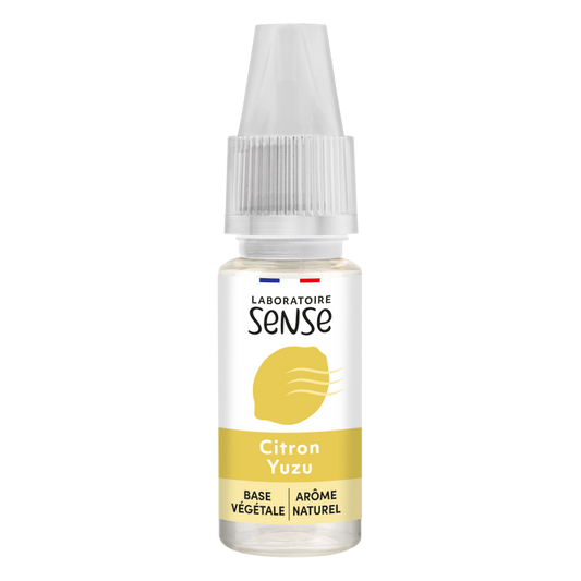 E-liquide Citron Yuzu Laboratoire Sense, flacon de 10 mL