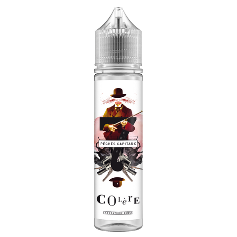 E-liquide Colère Laboratoire Sense 7 Péchés Capitaux, flacon de 50 mL