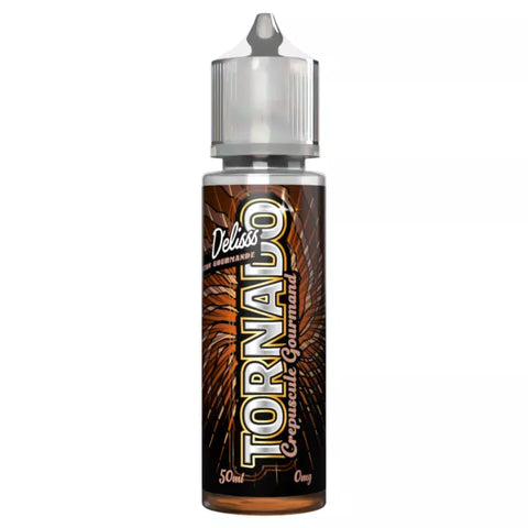 E-liquide Crépuscule Gourmand Tornado Delisss, flacon de 50 mL