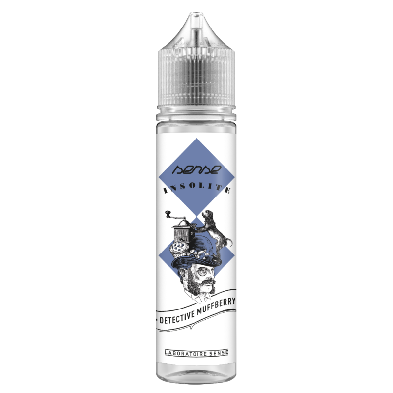 E-liquide Detective Muffberry Laboratoire Sense Insolite, flacon de 50 mL