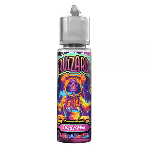 E-liquide Drag'n'Mint Fruizards, flacon de 50 mL