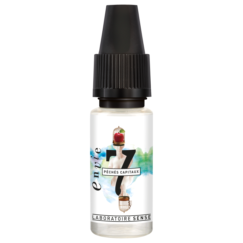 E-liquide Envie Laboratoire Sense 7 Péchés Capitaux, flacon de 10 mL