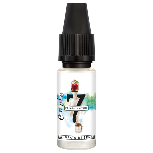 E-liquide Envie Laboratoire Sense 7 Péchés Capitaux, flacon de 10 mL