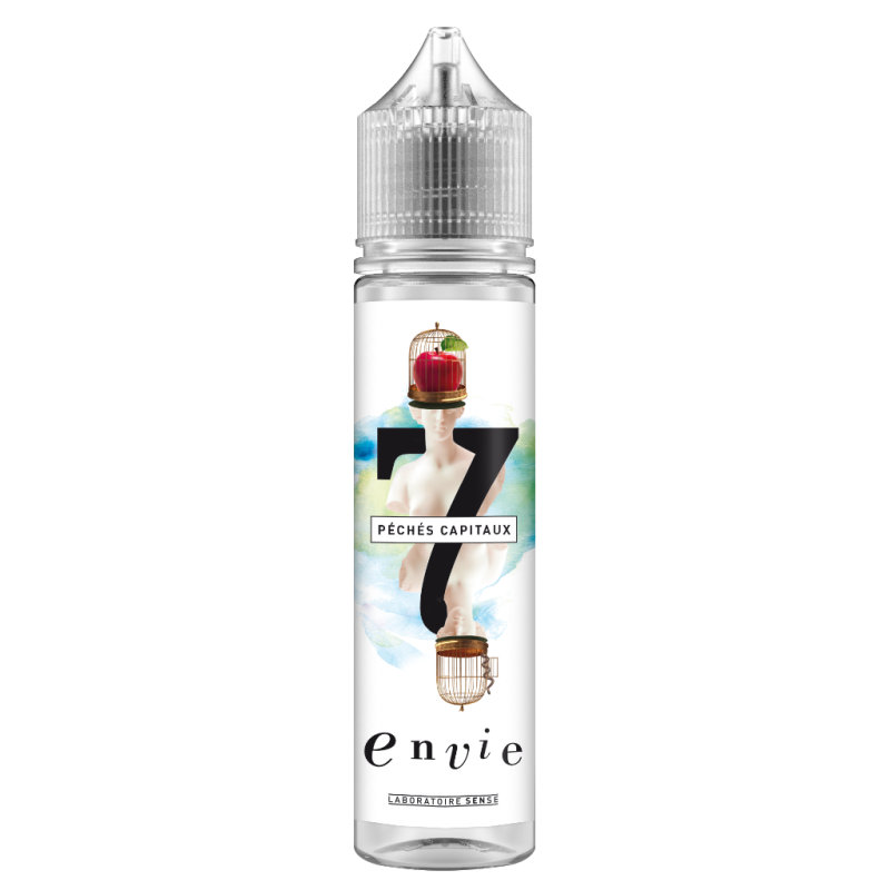 E-liquide Envie Laboratoire Sense 7 Péchés Capitaux, flacon de 50 mL