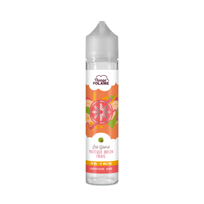 E-liquide Été Givré Laboratoire Sense Nuage Polaire, flacon de 50 mL