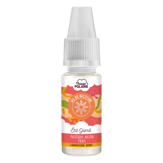 E-liquide Été Givré Laboratoire Sense Nuage Polaire aux sels de nicotine, flacon de 10 mL