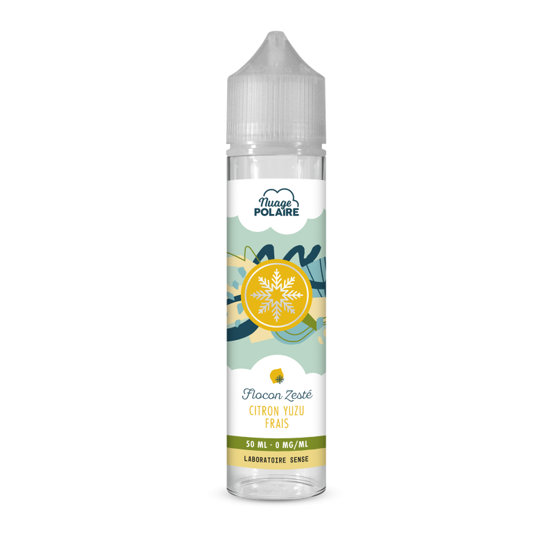 E-liquide Flocon Zesté Laboratoire Sense Nuage Polaire, flacon de 50 mL