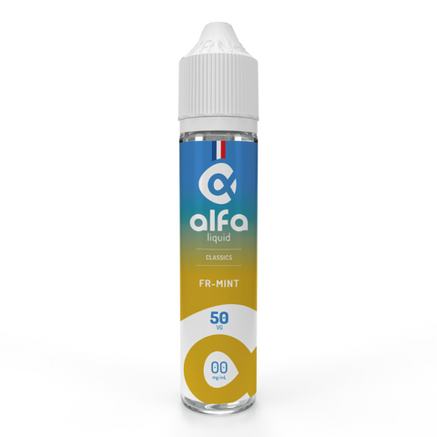 E-liquide FR-MINT Alfaliquid, flacon de 50 mL