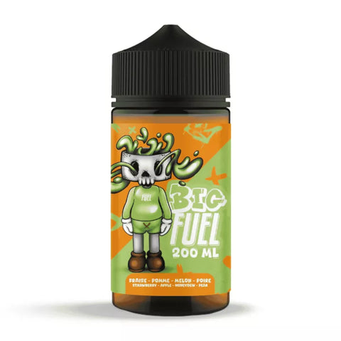 E-liquide Fraise Pomme Melon Poire Maison Fuel Big Fuel, flacon de 200 mL