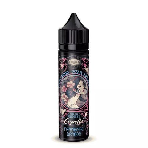 E-liquide Framboise Dragon Curieux Les Potions Curieuses, flacon de 50 mL