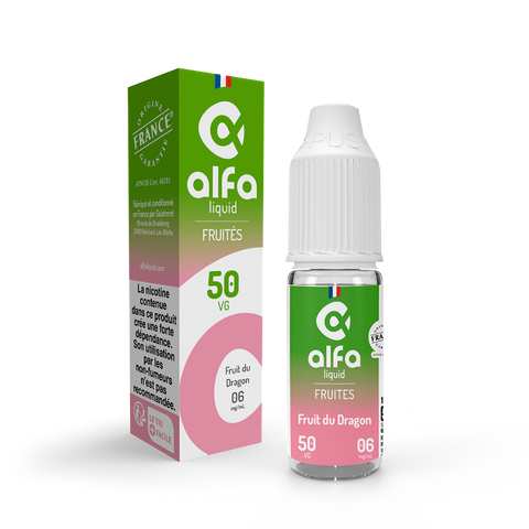 E-liquide Fruit du Dragon Alfaliquid, flacon de 10 mL