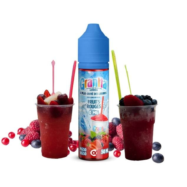 E-liquide Fruits Rouges Alfaliquid Granita, flacon de 50 mL