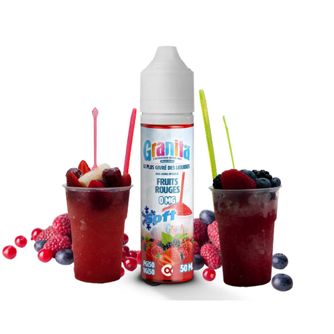 E-liquide Fruits Rouges Alfaliquid Granita Soft, flacon de 50 mL