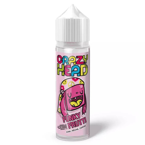 E-liquide Funky Frutti Flavor Hit Crazy Head, flacon de 50 mL