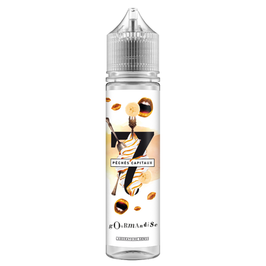 E-liquide Gourmandise Laboratoire Sense 7 Péchés Capitaux, flacon de 50 mL