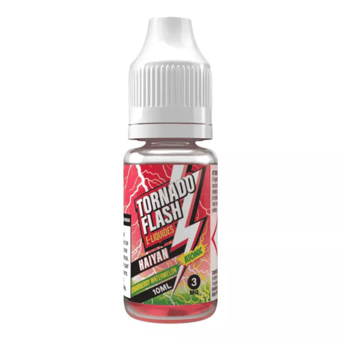 E-liquide Haiyan Strawberry Watermelon Tornado Flash, flacon de 10 mL