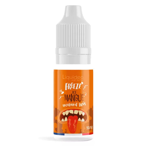 E-liquide Ice Mangue Liquideo Freeze, flacon de 10 mL