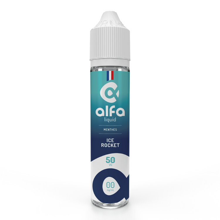 E-liquide Ice Rocket Alfaliquid, flacon de 50 mL