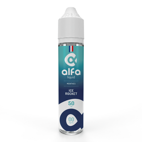 E-liquide Ice Rocket Alfaliquid, flacon de 50 mL
