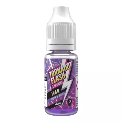 E-liquide Ivan Fizzy Berries Tornado Flash, flacon de 10 mL