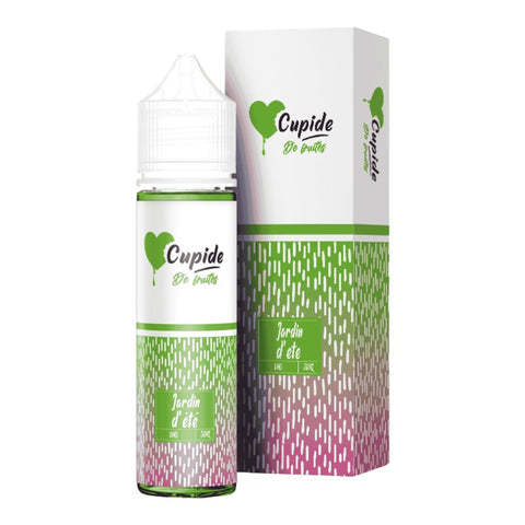 E-liquide Jardin d'Été FUEL Cupide, flacon de 50 mL et sa boîte