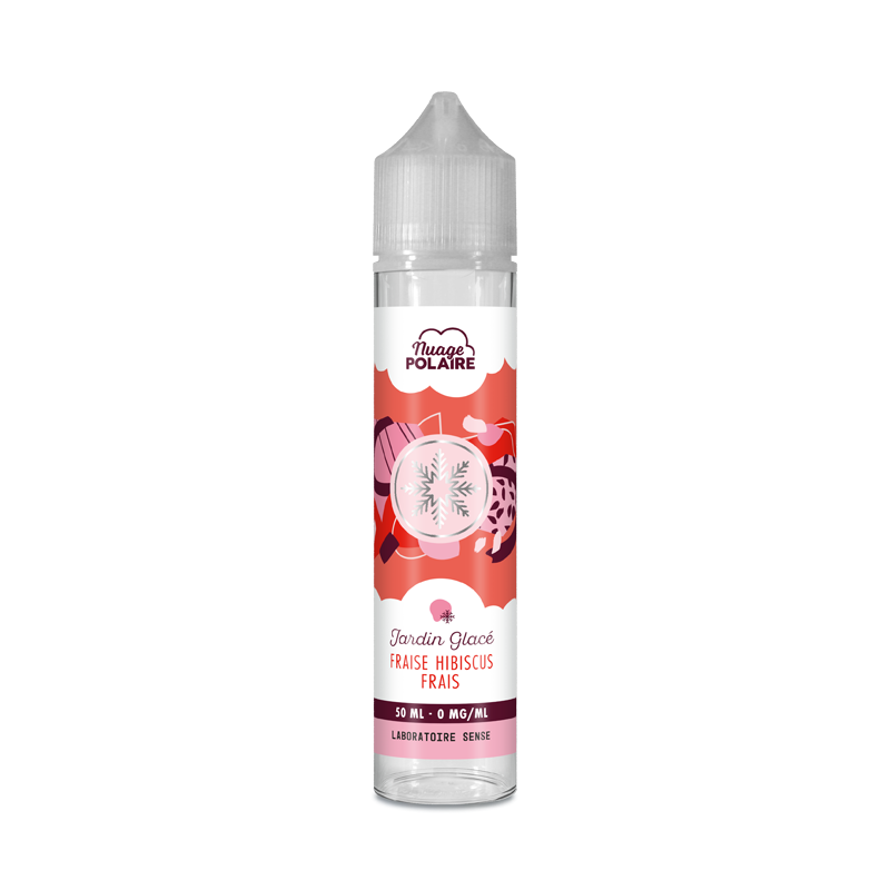 E-liquide Jardin Glacé Laboratoire Sense Nuage Polaire, flacon de 50 mL