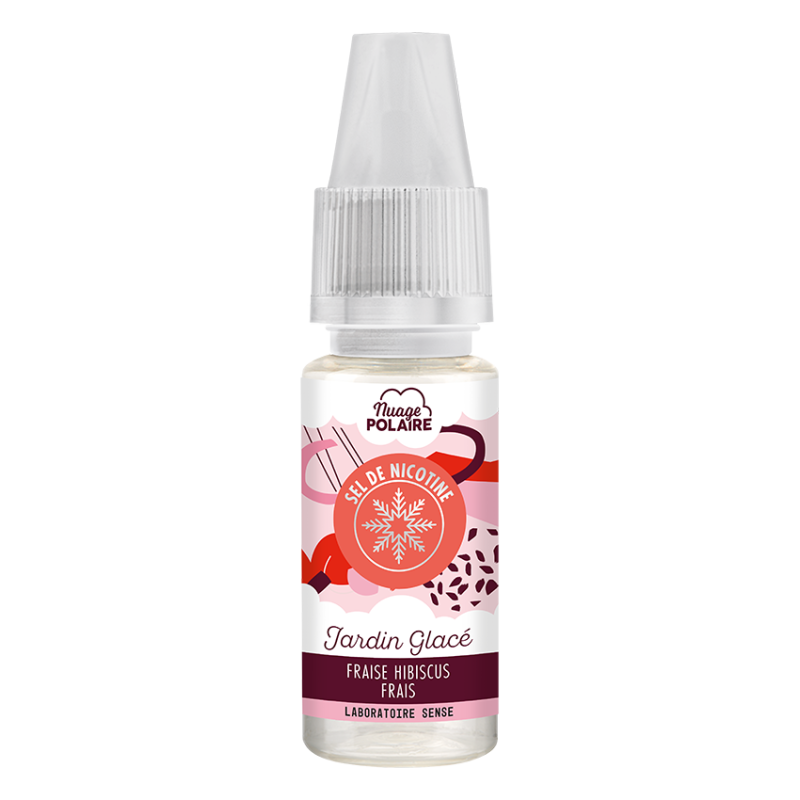E-liquide Jardin Glacé Laboratoire Sense Nuage Polaire aux sels de nicotine, flacon de 10 mL