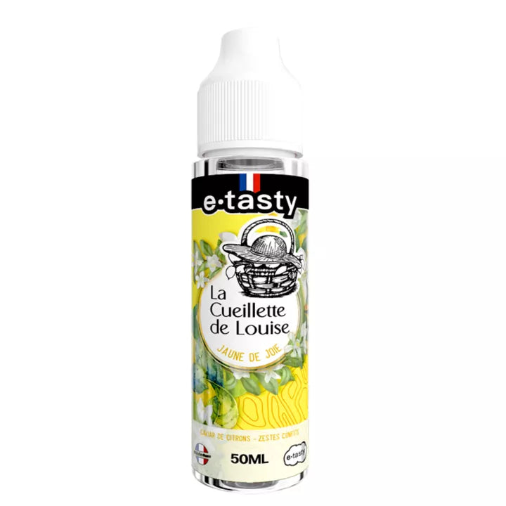 E-liquide Jaune de Joie E.Tasty La Cueillette de Louise, flacon de 50 mL