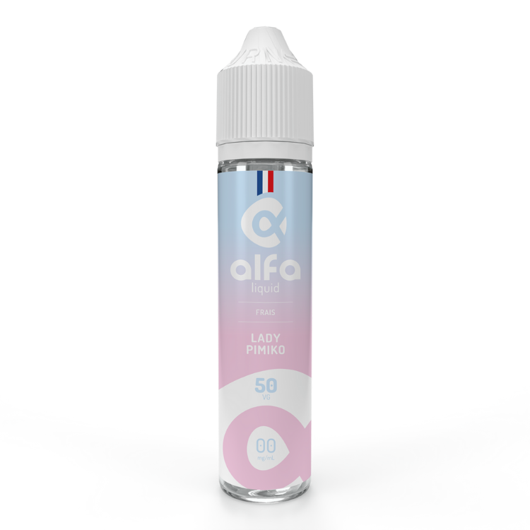 E-liquide Lady Pimiko Alfaliquid, flacon de 50 mL