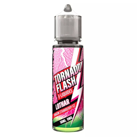 E-liquide Lothar Dragon Strawberry Ice Tornado Flash, flacon de 50 mL