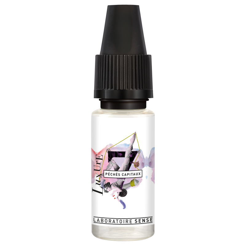 E-liquide Luxure Laboratoire Sense 7 Péchés Capitaux, flacon de 10 mL