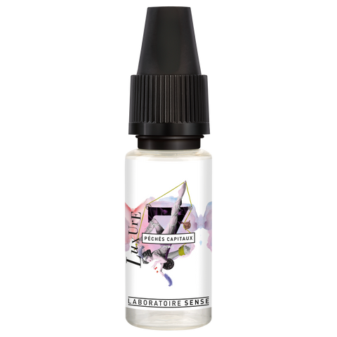 E-liquide Luxure Laboratoire Sense 7 Péchés Capitaux, flacon de 10 mL