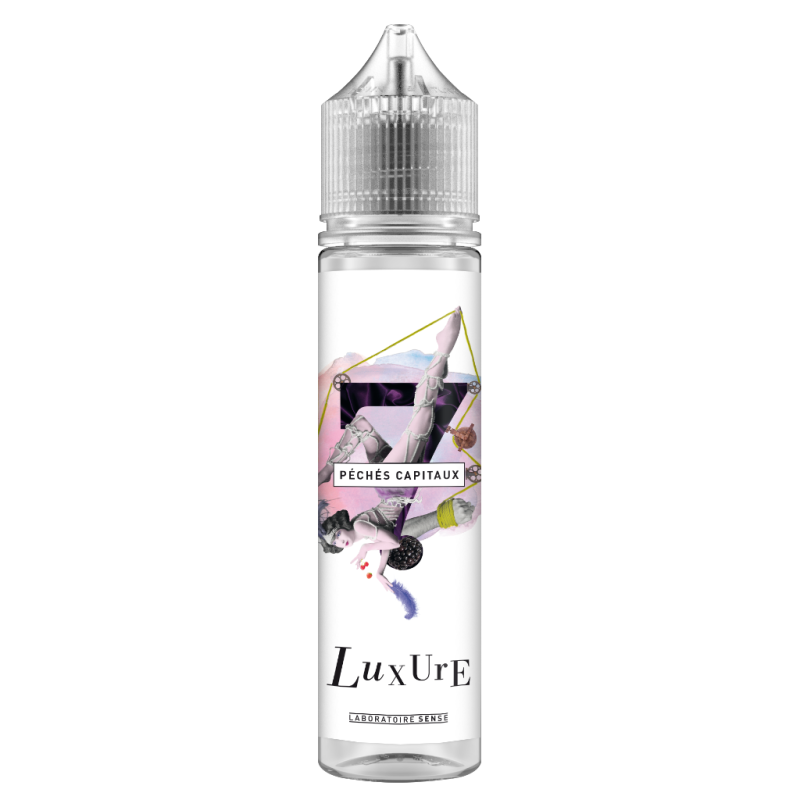 E-liquide Luxure Laboratoire Sense 7 Péchés Capitaux, flacon de 50 mL