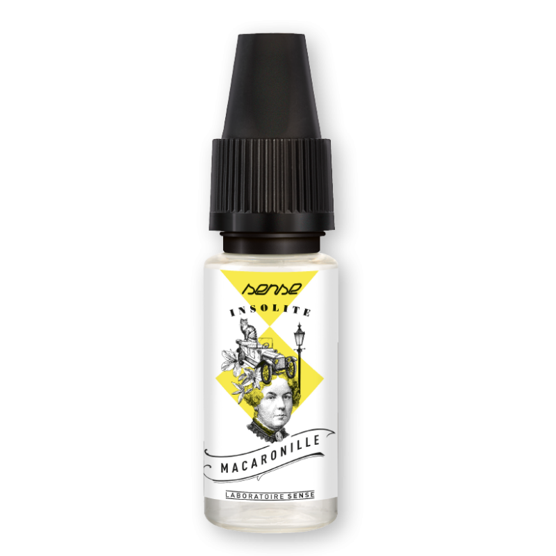 E-liquide Macaronille Laboratoire Sense Insolite, flacon de 10 mL