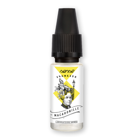 E-liquide Macaronille Laboratoire Sense Insolite, flacon de 10 mL