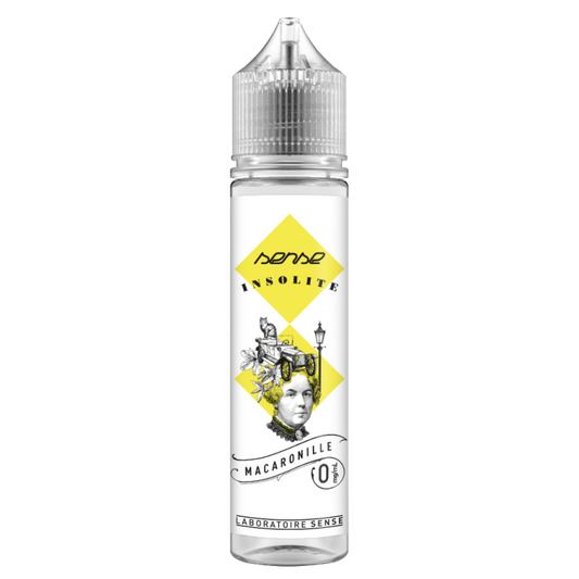 E-liquide Macaronille Laboratoire Sense Insolite, flacon de 50 mL